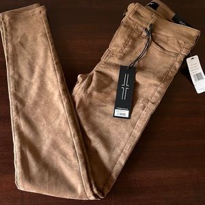 Liverpool Abby Skinny Suede Pants